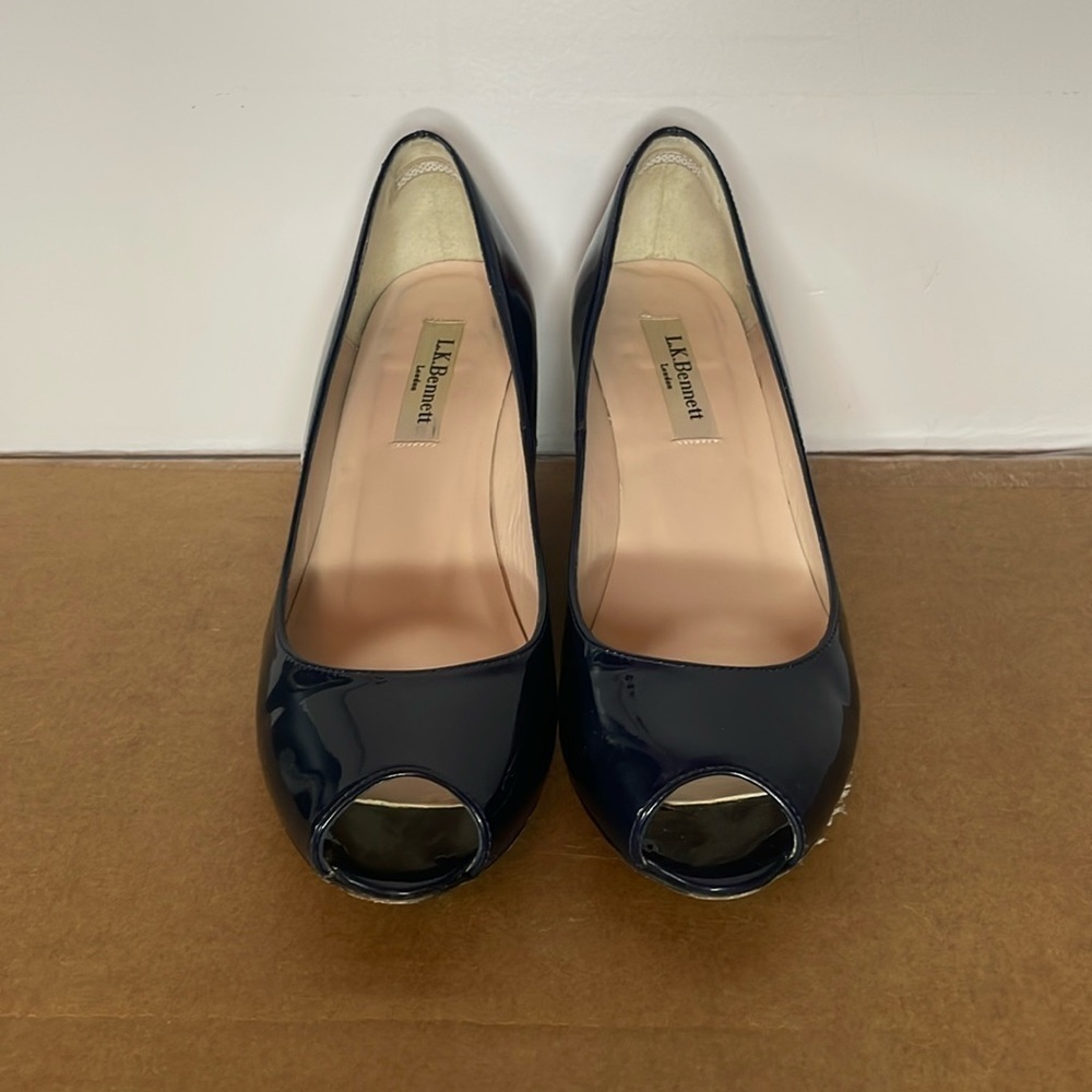 L.K. Bennet Peep-toe Pumps